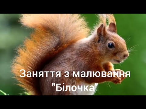 Видео: Заняття з малювання: "Білочка".