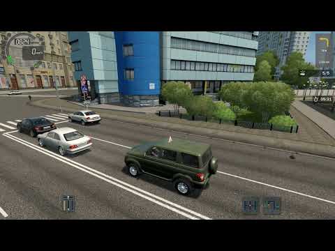 Видео: City Car Driving - экзамен в городе на УАЗ Patriot | Logitech G29 + Shifter