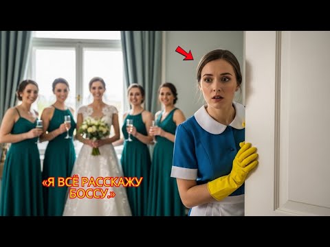 Видео: Горничная услышала признание невесты за минуты до свадьбы… Миллионерская месть шокировала всех.