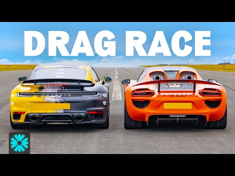 Видео: Ultimate Porsche RACE: тюнингованный 918 v 911 Turbo S