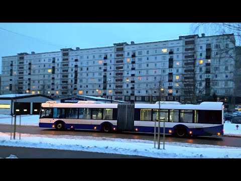 Видео: АВТОБУСЫ в РИГЕ, ЛАТВИИ | Solaris Urbino & Mercedes Benz Citaro | Сборник 2022 | 4K UHD