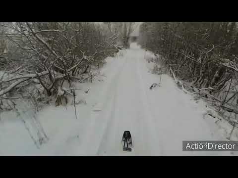 Видео: Едем кататься на Буране с Лифан КР460.Обкатываем двигатель и гусянки полярник.