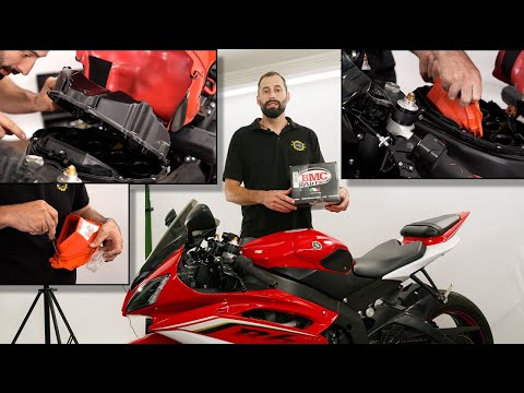 Видео: Yamaha R6 — инструкция по установке нового воздушного фильтра