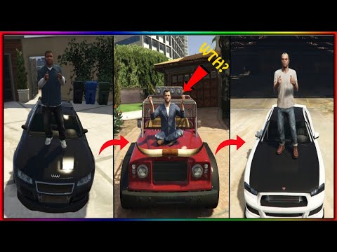 Видео: GTA 5: Что на самом деле произойдёт, если угнать все транспортные средства главных героев (секрет...