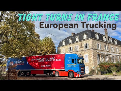 Видео: Крутые повороты во Франции — European Trucking