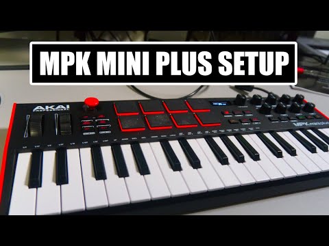 Видео: Полная настройка AKAI MPK MINI PLUS: регистрация, загрузка программного обеспечения и пошаговая и...