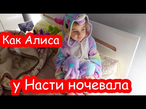 Видео: VLOG Как Алиса у Насти ночевала