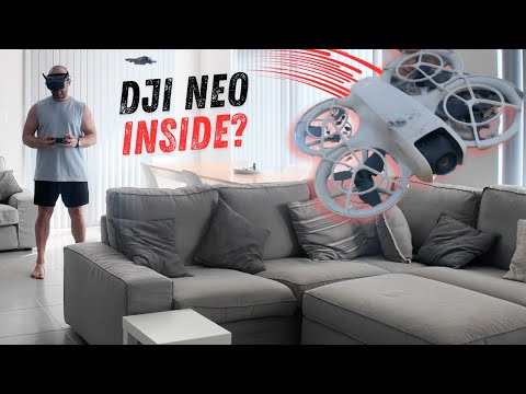 Видео: НОВИЧОК пробует FPV-режим в помещении с DJI Neo