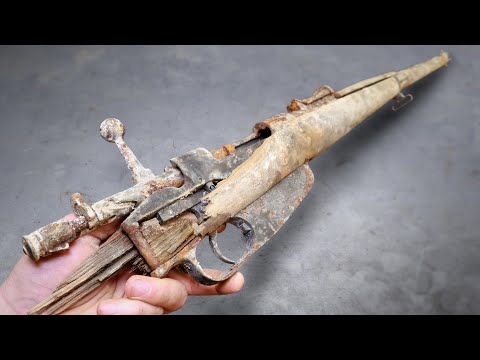 Видео: Иногда реставрация оружия идет совсем не так.