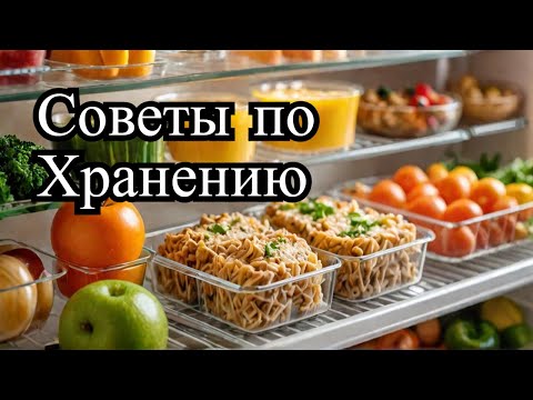 Видео: Порядок и организация хранения в холодильнике/Органайзеры для холодильника/