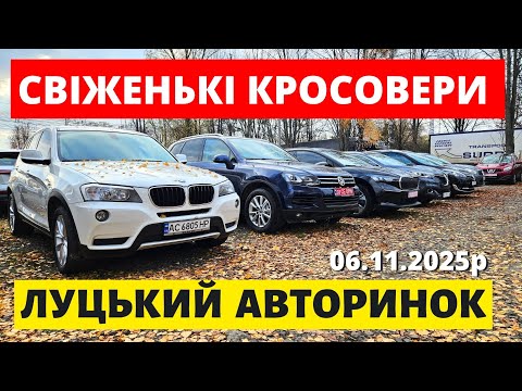 Видео: КРОСОВЕРИ НА ЛУЦЬКОМУ АВТОРИНКУ // 06.11.25 #автопідбірлуцьк #колоритмоторс #автопідключ #автобазар