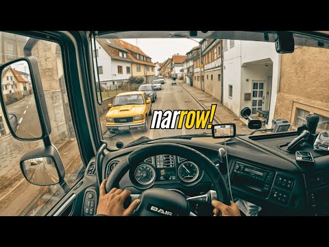 Видео: Я ехал на грузовике по запрещенной и узкой улице – мой распорядок дня и обед