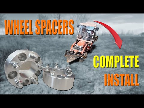 Видео: 2-дюймовые проставки для колёс Kubota BX: полная установка, характеристики и тест