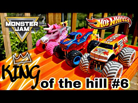 Видео: Эпическая гонка на монстр-траках «Прыжок на свежем воздухе» — Hot Wheels/Monster Jam — 2021 KING ...