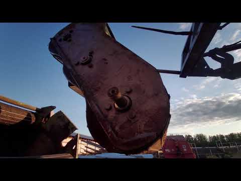 Видео: Снятие сегмента пресс-подборщика Claas Rollant 250RC