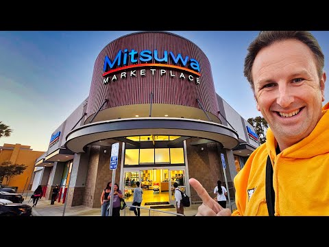 Видео: Внутри нового японского супермаркета Mitsuwa в Сайпрессе, Калифорния