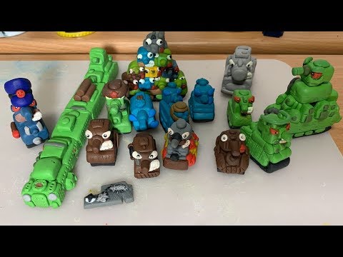 Видео: КВ-44 ОН МОНСТР лепим Танки из Пластилина