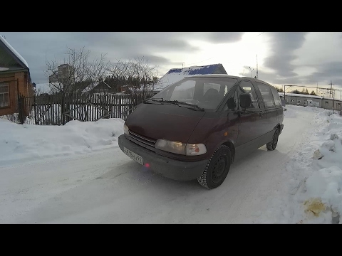 Видео: Обзор Toyota Previa (Estima) 2.4 AT (2TZ-FE) (1993.г.)