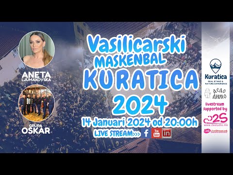 Видео: Live: Василичарски Курајчки Карневал 14.01.2024 | Kuratica Vasilica 2024 by livestream.mk / 2S