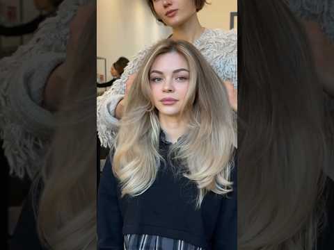 Видео: Тонирование и стрижка от мастера Екатерины 😍