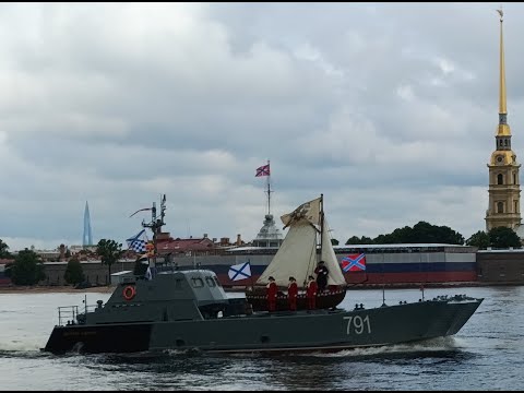 Видео: Репетиция парада ВМФ