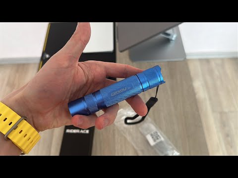 Видео: Отправка Фонарь Convoy S2+ Blue sky metal button 1000 lm