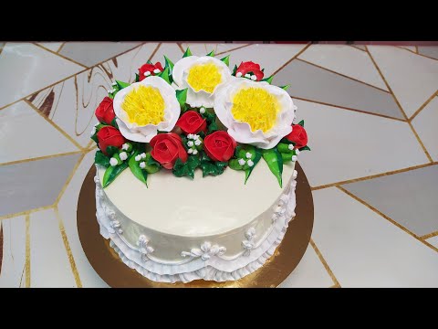 Видео: Торт Прага с новым необычным цветком