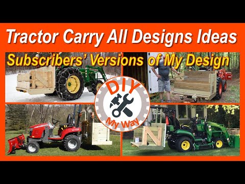 Видео: Tractor Carry All: Лучшие идеи дизайна — версии моего дизайна от подписчиков (#86)