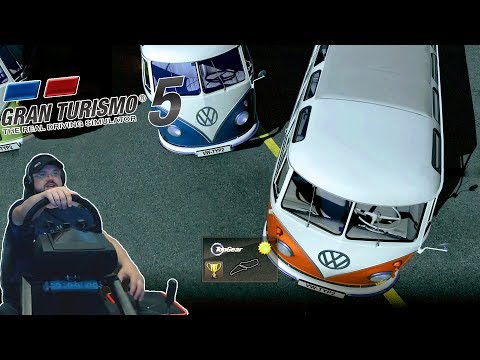 Видео: Автобусы хиппи на треке Top Gear???!!!😄