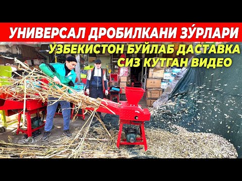Видео: УНИВЕРСАЛ ДРОБИЛКАНИ ЗУ́РЛАРИ БУНАКА АКЦИЯ БУ́ЛМАГАН СИЗ КУТГАН ВИДЕО !!! ХОРАЗМ БОЗОР