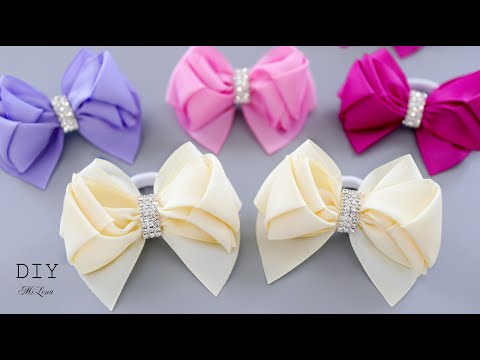 Видео: 🎀 БЫСТРО И ПРОСТО 🎀 БАНТИКИ 🎀 Quick and easy adorable bows 🎀