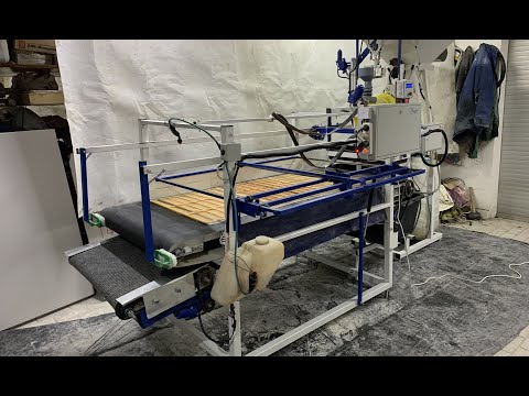 Видео: Станок для производства гипсовой плитки