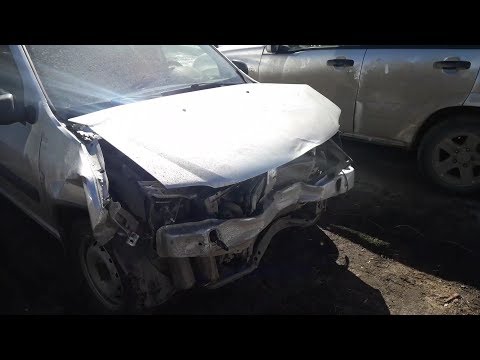 Видео: Лобовой удар Лада Ларгус. auto body repair