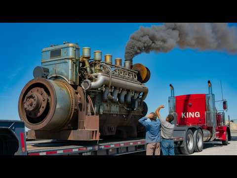 Видео: Редкие старые двигатели заводятся со звуком, который взорвет вам уши ▶12