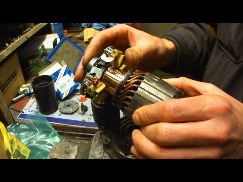 Видео: Сборка стартера BOSCH(Mercedes W210) starter repair