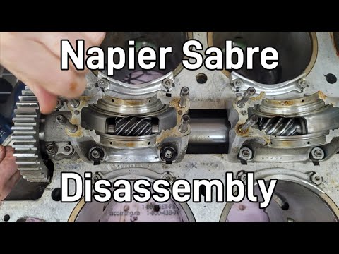 Видео: Разборка Napier Sabre II