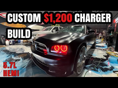 Видео: Преображение экстерьера моего Dodge Charger V8 стоимостью 1200 долларов!