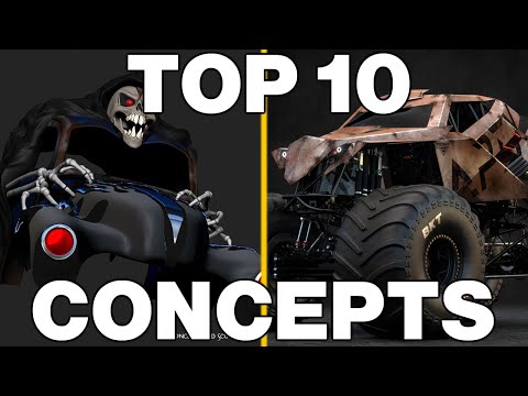 Видео: 10 самых крутых концептов Monster Truck