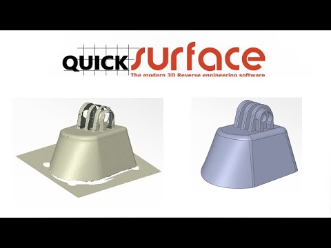 Видео: QuickSurface - Reverse engineering, часть 1