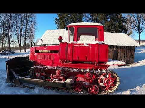 Видео: ДТ-75. Первый выезд в 2022 году.