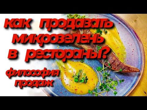 Видео: Как продавать микрозелень в рестораны? Продажи микрозелени! Философия продаж! Бизнес на микрозелени!