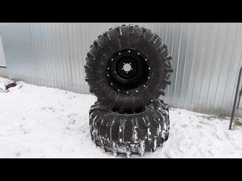 Видео: Диски для пневмохода с большим отрицательным вылетом.