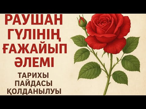 Видео: ·	Раушан Гүлінің Ғажайып Әлемі | Тарихы, Пайдасы, Қолданылуы | @ҒылымиЖобалар 
