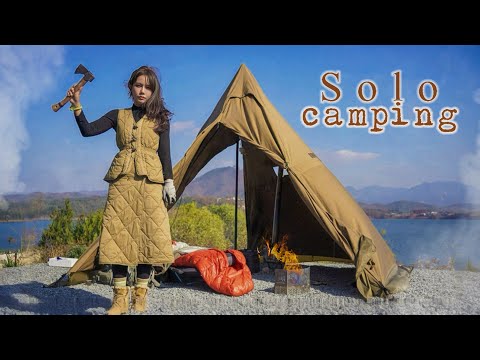 Видео: Одиночный кемпинг с жареными устрицами в новой зимней палатке🔥/ 3 ​​способа съесть устрицы / МУКБАНГ