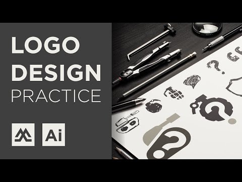 Видео: Практика дизайна логотипа | Учебное пособие по Adobe Illustrator