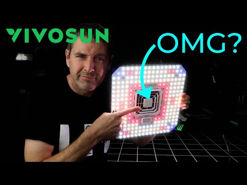 Видео: Интеллектуальная система выращивания VIVOSUN со светодиодной лампой AeroLight 100 Вт и контроллер...