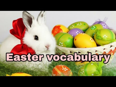 Видео: Easter vocabulary. Словарь по теме " Пасха" на английском языке детям #easter