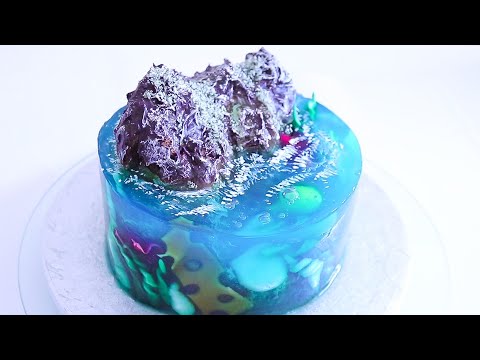 Видео: Island cake - Учебное пособие по пирогу с желе из океана | Торт Тенденции 2020