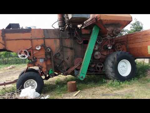 Видео: Запуск комбайна НИВА СК 5 после зимней стоянки