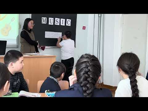 Видео: Еңбекші негізгі мектебі Ағылшын тілі пән мұғалімі Ахмедьянова Аяжан 5 “А” сынып Тақырып : “Music “